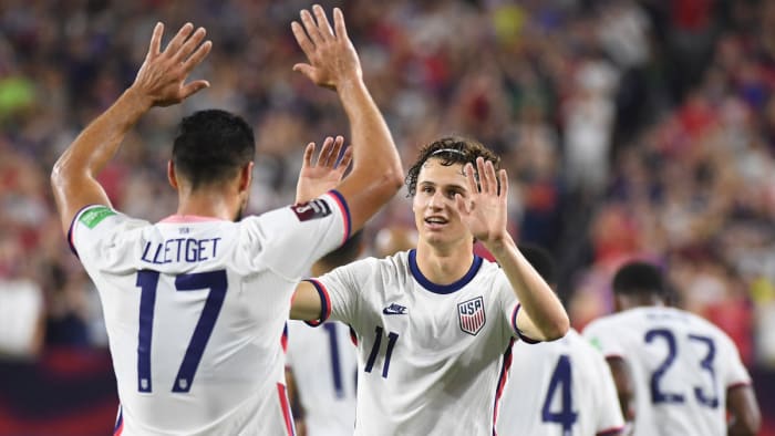 USMNT's Sebastian Lletget and Brenden Aaronson